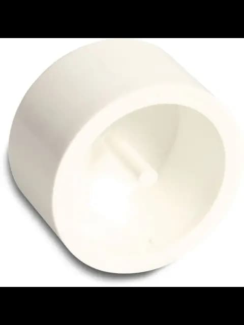 DOME HEAD; 1-1/4 INCH NOMINAL SIZE; 1-1/4 INCH SOLVENT WELD SOCKET END CONNECTION; 40 S SCHEDULE; INJECTION MOLDED PVC MATERIAL; ASTM D1784 MATERIAL SPECIFICATION; 140 DEG F TEMPERATURE RATING; APPLICATION WATER; 447 MODEL; APPROXIMATE WEIGHT 0.09 LB