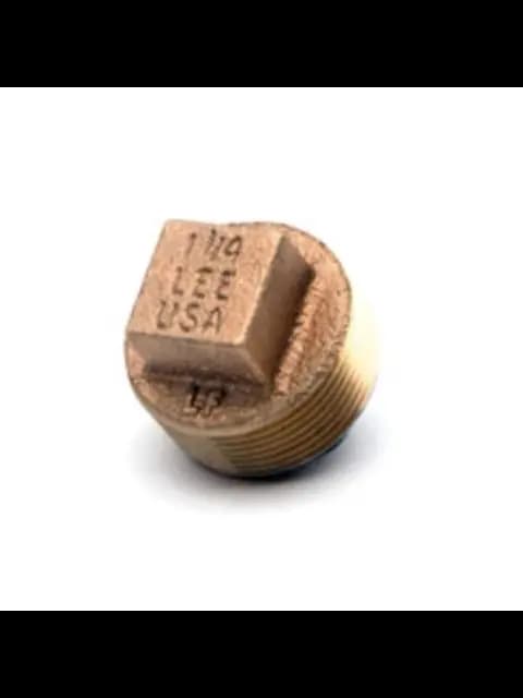 1-1/4" Brass Plug
