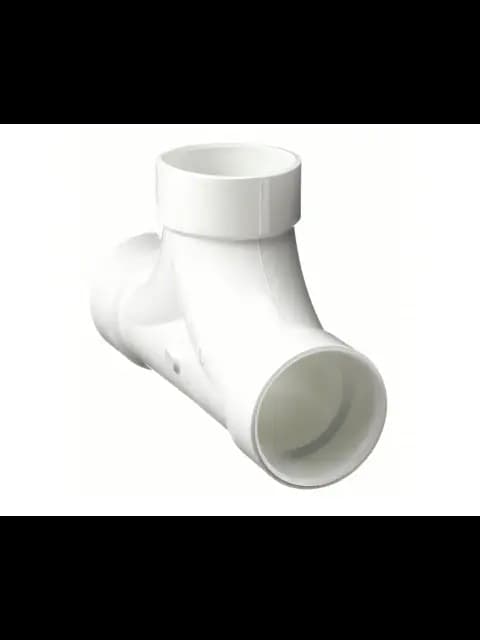 DWV LP448-040 4 PVC DWV 2-WAY CLEANOUT (ALL HUB)