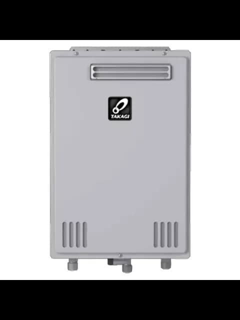 TAKAGI TK-110U-E-200 OUTDOOR TANKLESS WATER HEATER 140K BTU 6.6 GPM