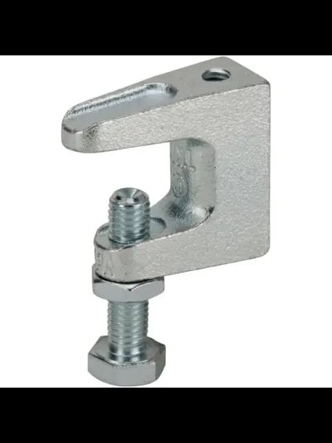 UNIVERSAL REVERSIBLE; 1/2 INCH TO 1-1/4 INCH JAW CAPACITY; 500 LB TOP 250 LB BOTTOM LOAD CAPACITY; CARBON STEEL MATERIAL; PLAIN FINISH; ERICOI[R] BRAND; 310 MODEL; SUPPLIED WITH SCREW YES; SCREW TYPE SQUARE