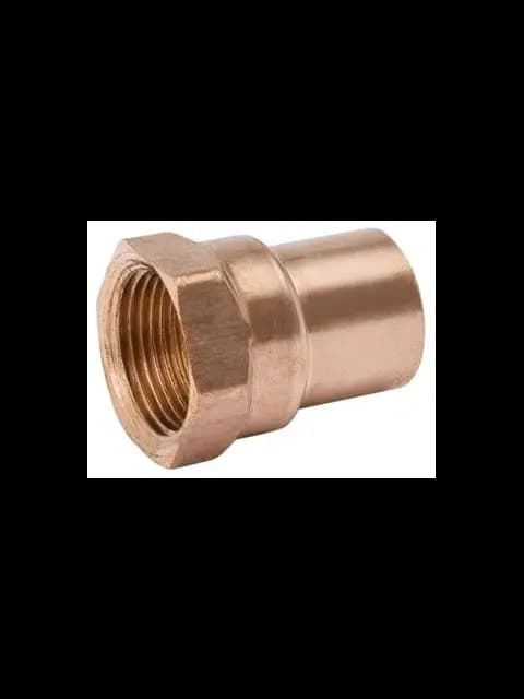 1" X 1/2" Copper Female Adapter