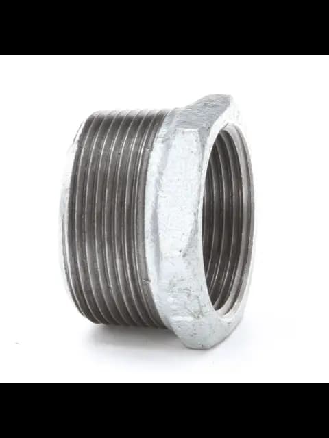 2-1/2" X 1-1/2" Galvanized Malleable Bushing