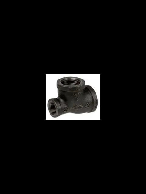 1" X 1/2" X 1" Ductile Iron Screwed Reducing Tee