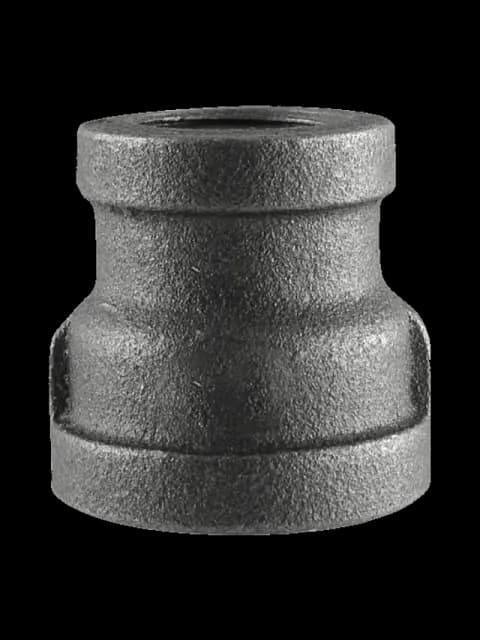 3" X 1-1/2" Black Malleable Reducing Coupling