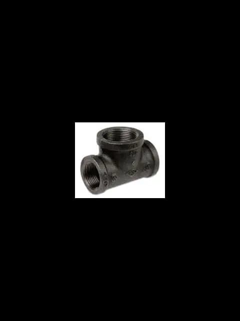 1" X 1" X 1-1/2" Ductile Iron Screwed Reducing Tee