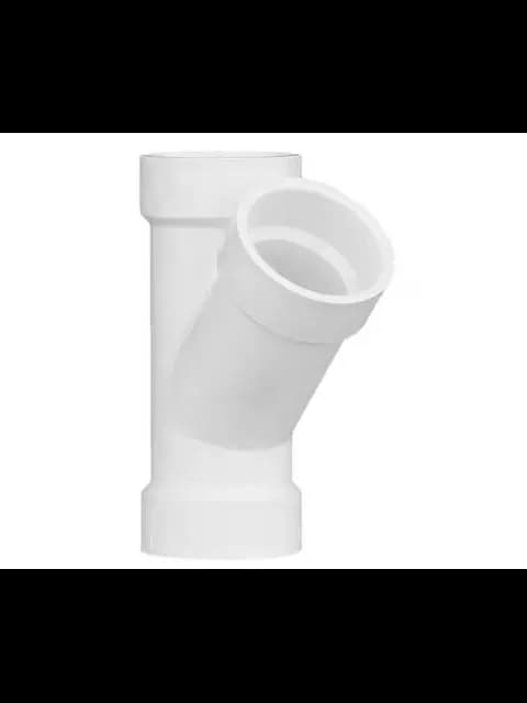 DWV LP600-060 6 PVC DWV WYE (ALL HUB)(BX-2)