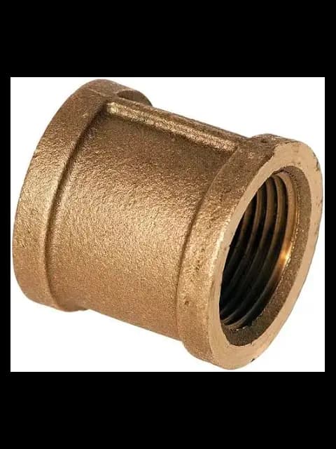 1-1/4" Brass Coupling