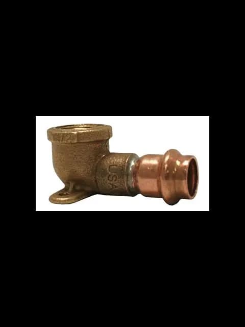 3/4" Copper Press 90 Drop Ear Elbow Press X Female