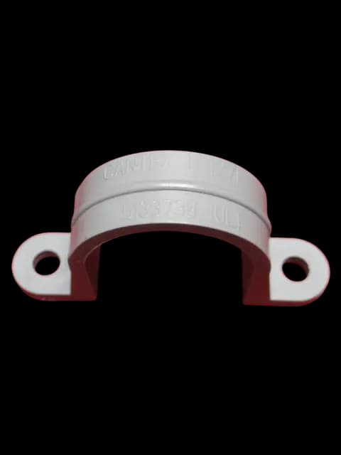 1/2" Plastic 2-Hole Pipe Clamp