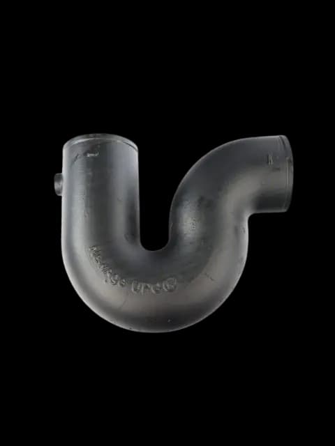 4" No Hub Cast Iron P-Trap W/1/2" Tap Primer Import