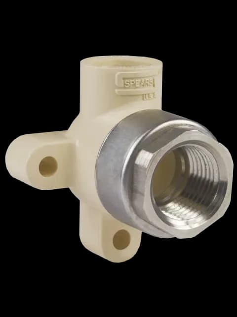 1/2" CTS CPVC Drop Ear Elbow SOCxSSFPT