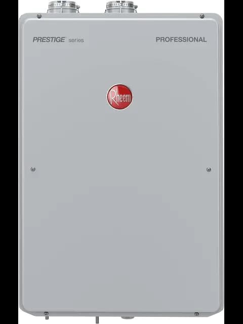 RHEEM RTGH-84DVLN-2 INDOOR TANKLESS WATER HEATER 157K BTU 8.4 GPM CONDENSATING