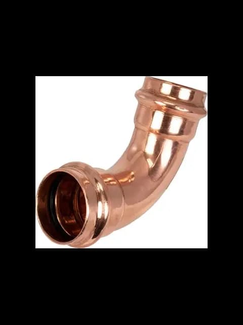 1-1/4" Copper Press 90 Elbow Street Press X Press