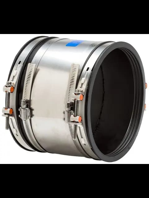 6" Cast Iron or Plastic pipe to 6" Cast Iron or Plastic pipe Sewer Repair Coupling