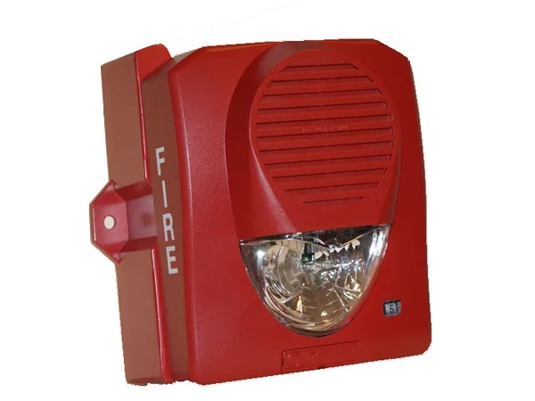 System Sensor SH-120R 120V AC Horn Strobe with Striking Body Red