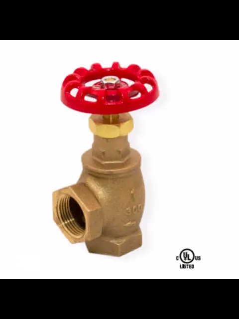 2" Brass Threaded Angle Valve