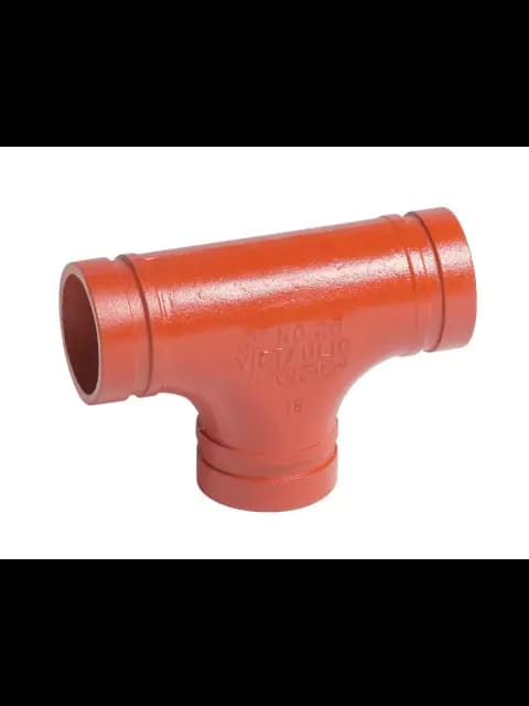 2-1/2" Grooved Long Tee