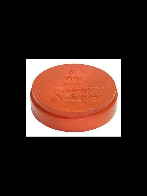 4" Grooved Cap