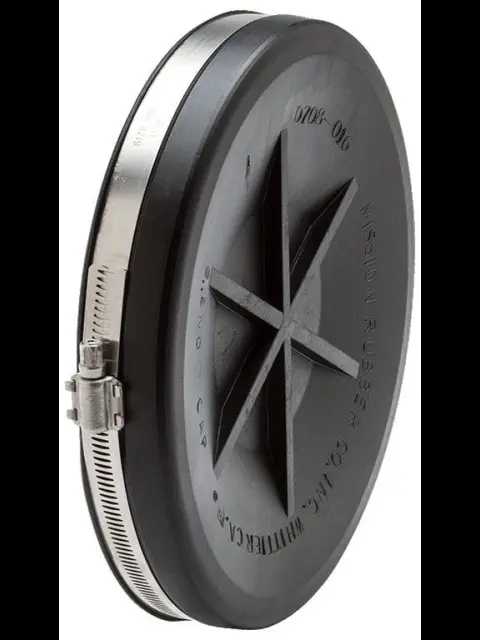 3" Flexible Rubber End Cap
