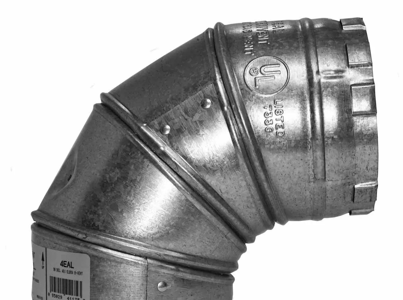 AMERICAN METAL 5EAL 5" Adjustable 90░ B-Vent Elbow