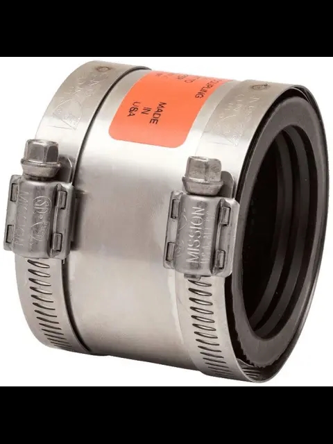 2" Cast Iron To 3" Cast Iron Plastic or Steel Coupling
