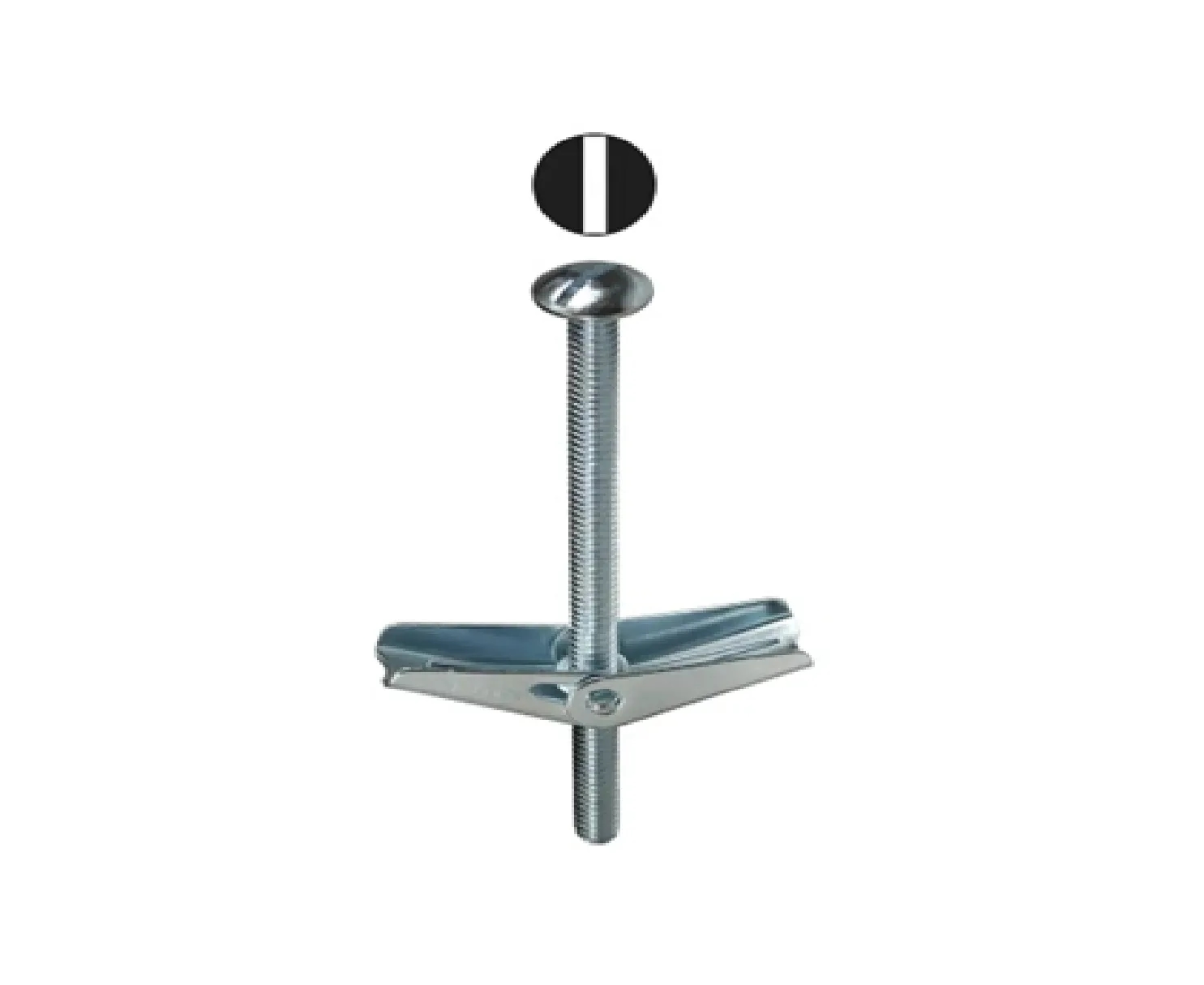 Dottie TB385 3/8" X 5" Phillips/Slotted Mushroom Head Toggle Bolt