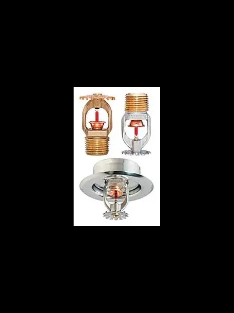 Tyco TY313 1/2" 155F 5.6K Quick Response and Upright Sprinkler Head in Brass - 773701155