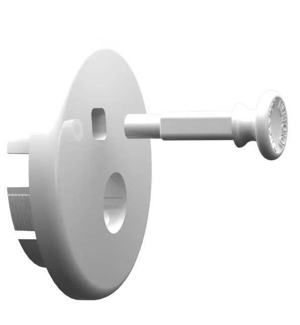 LSP OBPS-200-W Pull Stop Box Trim Kit - White-Paintable