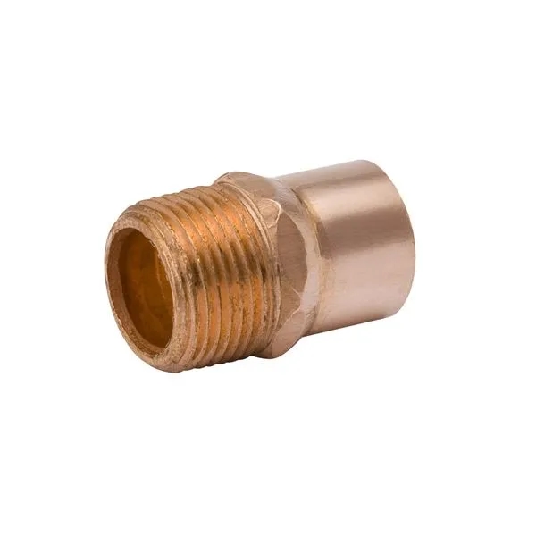 1/2" C X 1/4" M Copper Male Adapter