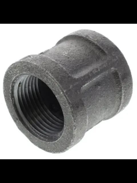 3" Right & Left Black Malleable