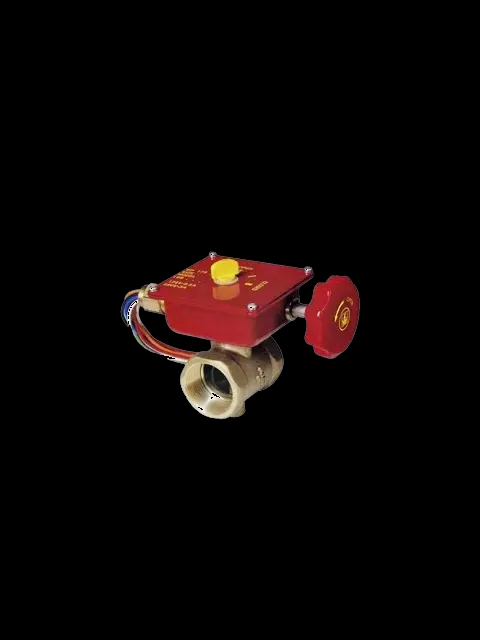 ALEUM HPG200 2" GRVxGRV Bronze Butterfly Valve W/Tamper Switch 300 PSI UL/FM Approved