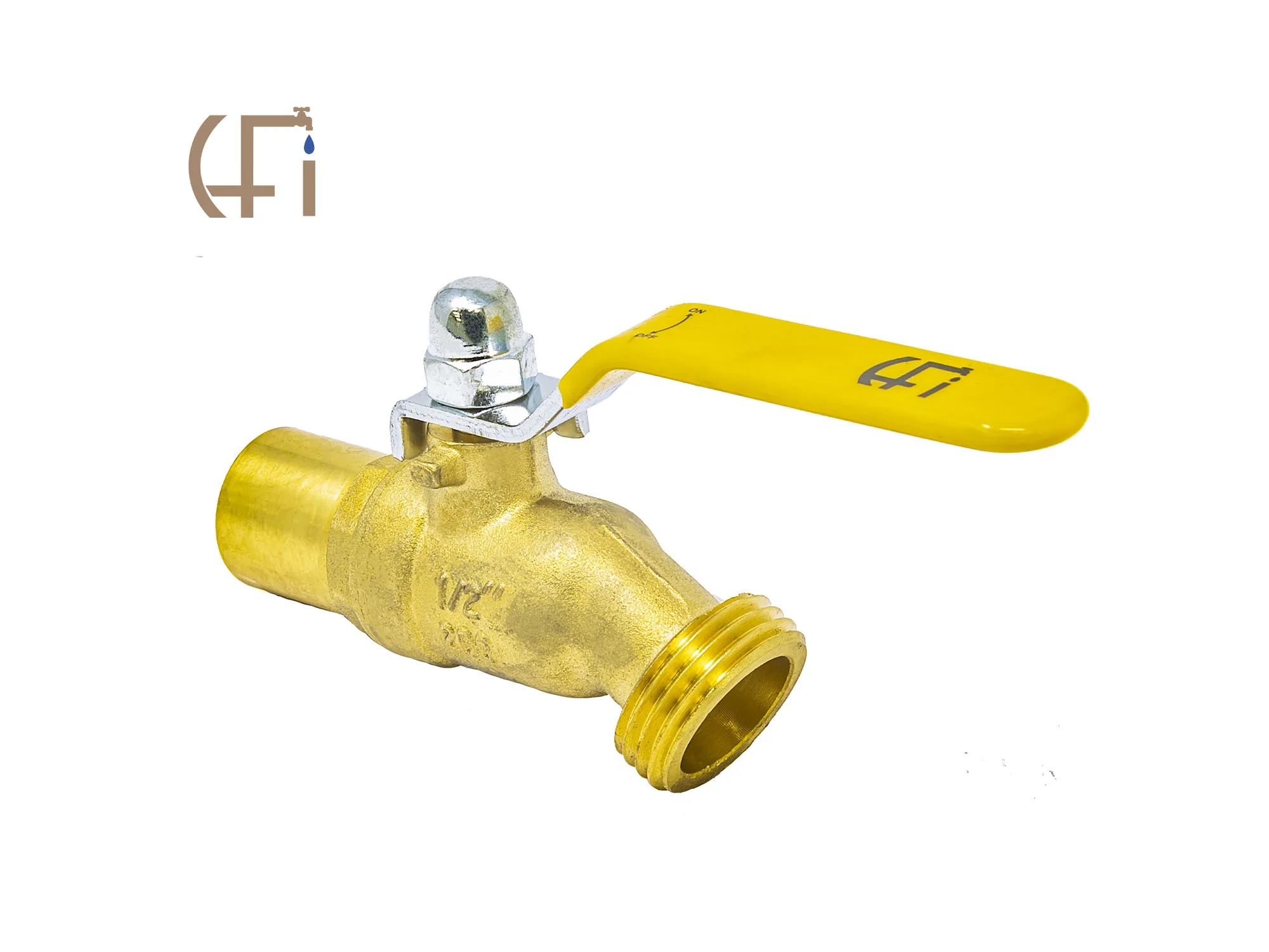 1/2" & 3/4" Solder LF Quarter Turn Hose Bibb Lever Handle