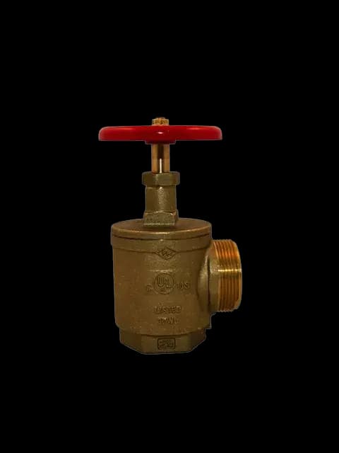 1" Brass Threaded Angle Valve