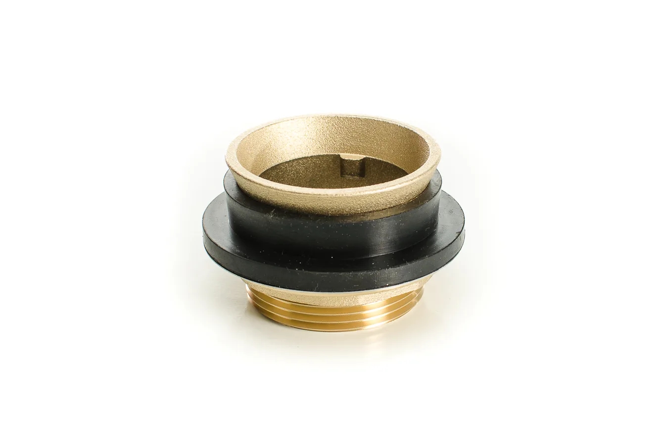 1-1/2" X 1-1/2" Closet Spud - Brass Nut