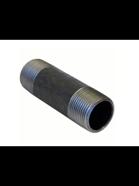 1-1/2" X 2-1/2" Black Steel Nipple