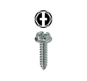 Dottie #10 X 1/2" Phillips/Slotted Hex Washer Head Sheet Metal Screw