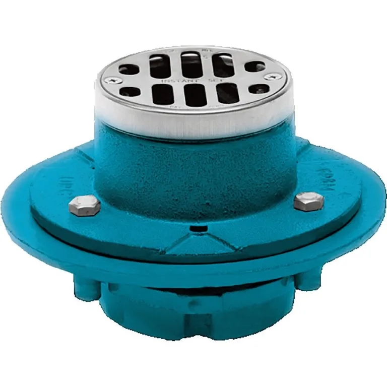 LSP 20SD Frank Pattern Shower Drains Instant Set 2" Outlet 3-1/2" Strainer Diameter