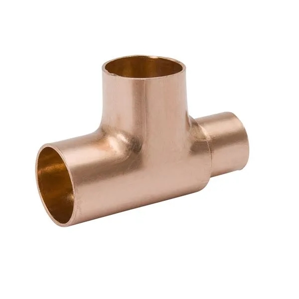 4" X 4" X 1-1/4" Copper Tee CxCxC