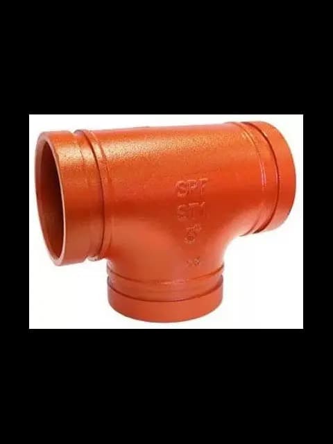 6" Grooved Short Tee