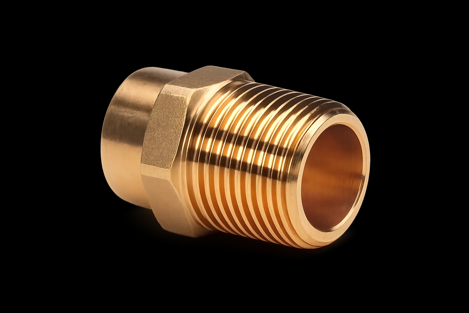 3" Copper FTG X Male Adapter