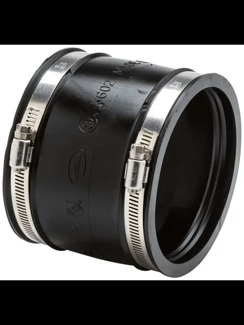 4" Cast Iron or Plastic pipe to 4" Cast Iron or Plastic pipe Sewer Coupling