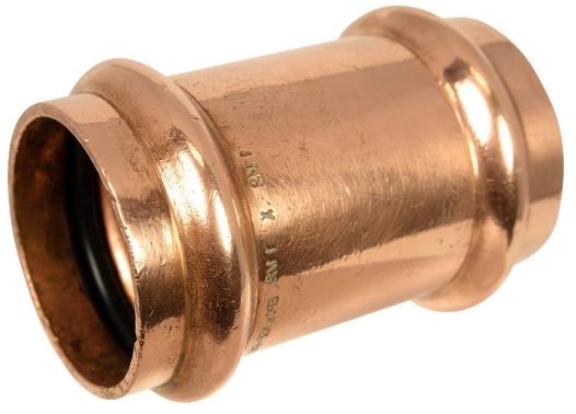 2" Copper Press Repair Coupling No Stop Press X Press