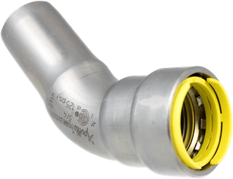 1/2" Carbon Steel Street 45 Elbow 406-2G Gas Press X FTG